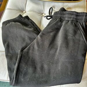 Soi brand black sweatpants elastic waist band sz large good condition
